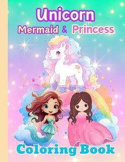Couverture_Unicorn Mermaid Princess Coloring Book For Kids