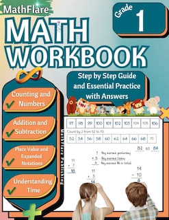 Couverture_MathFlare - Math Workbook 1st Grade