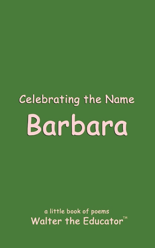 Couverture_Celebrating the Name Barbara