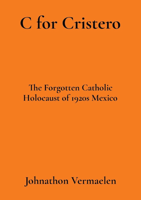 Front cover_C for Cristero