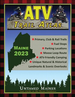 Front cover_2023 Maine ATV Trail Map Atlas