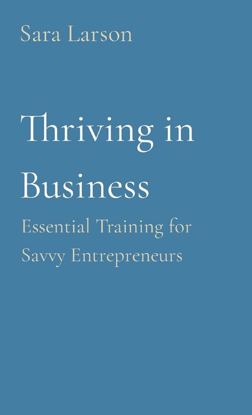 Front cover_Thriving in Business