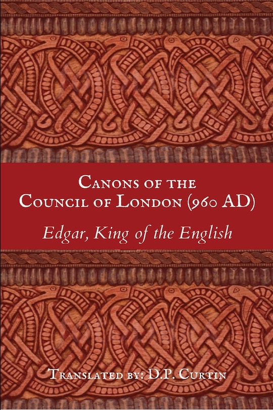 Front cover_Canons of the Council of London (960 AD)
