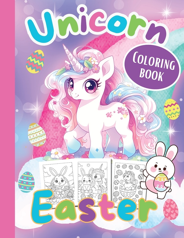 Couverture_Unicorn Easter Coloring Book -Easter Coloring Books for Kids