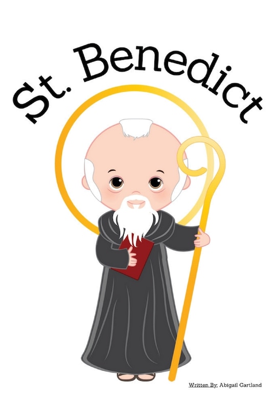Front cover_St. Benedict - Children's Christian Book - Lives of the Saints