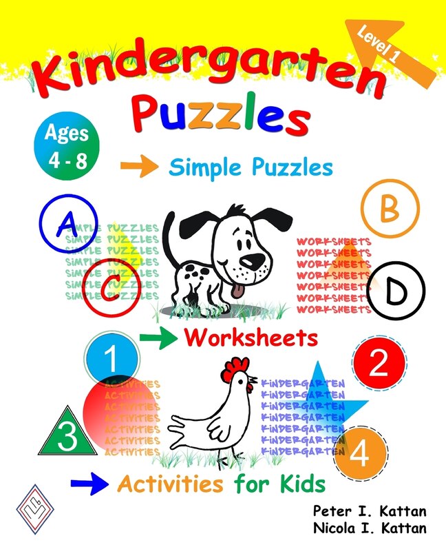 Front cover_Kindergarten Puzzles - Level 1