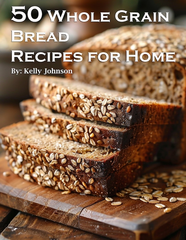 Front cover_50 Whole Grain Bread Recipes for Home