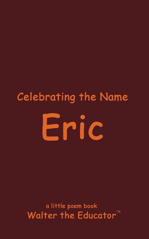 Couverture_Celebrating the Name Eric