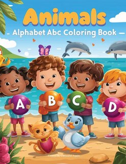 Couverture_Animals Alphabet ABC Coloring book for Kid's ages 2-4