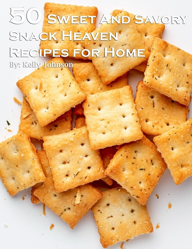 Front cover_50 Sweet and Savory Snack Heaven Recipes for Home