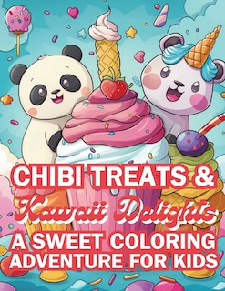 Front cover_Chibi Treats & Kawaii Delights A Sweet Coloring Adventure for Kids