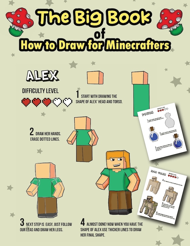 Front cover_The Big Book of How to Draw for Minecrafters