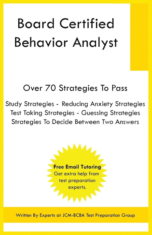 Front cover_Board Certified Behavior Analyst