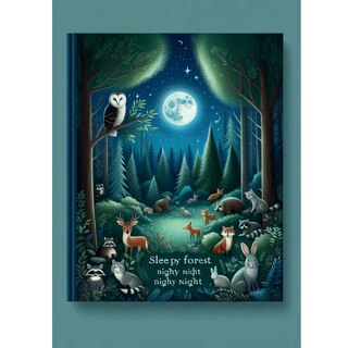 Couverture_Sleepy Forest, Nighty Night A Children's Bedtime Short Story w/Illustrations