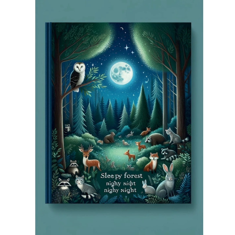 Couverture_Sleepy Forest, Nighty Night A Children's Bedtime Short Story w/Illustrations