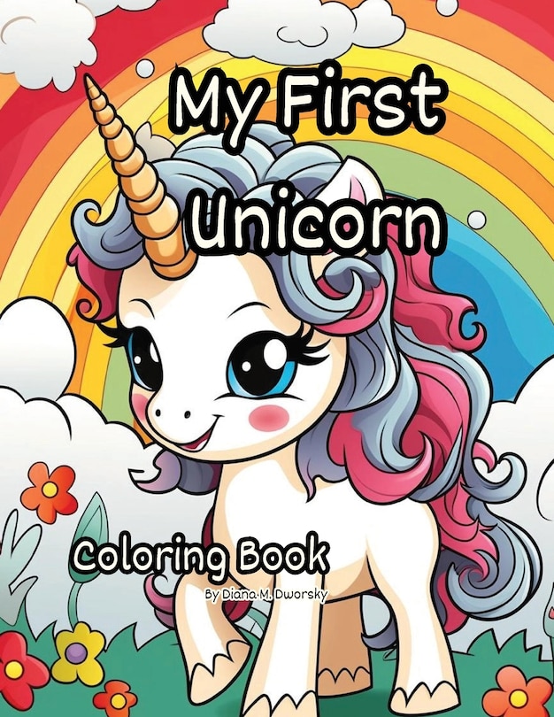 Couverture_My First Unicorn Coloring Book