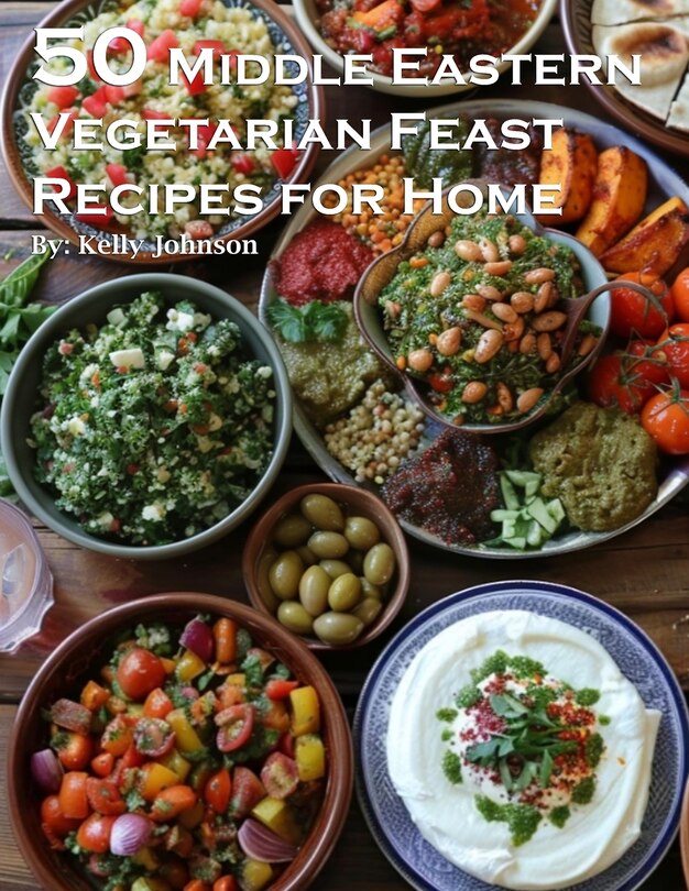 Front cover_50 Middle Eastern Vegetarian Feasts Recipes for Home