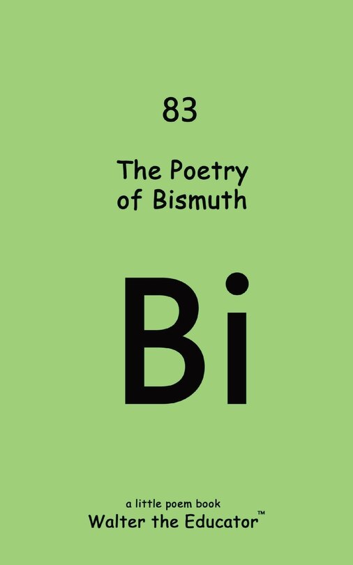 Couverture_The Poetry of Bismuth