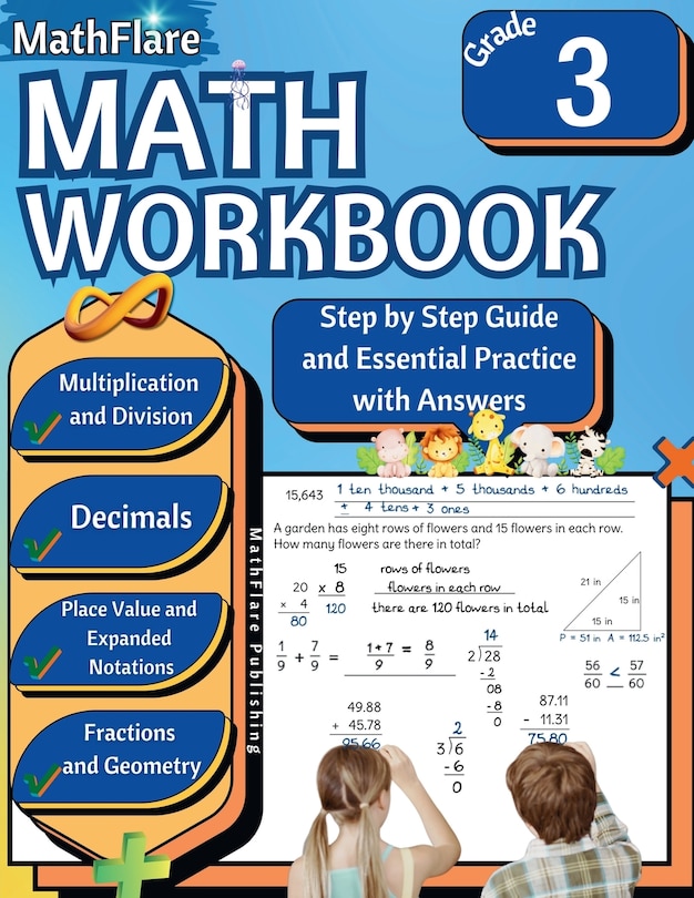 Couverture_MathFlare - Math Workbook 3rd Grade