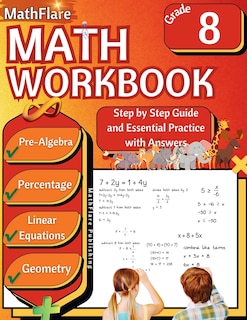 Couverture_MathFlare - Math Workbook 8th Grade