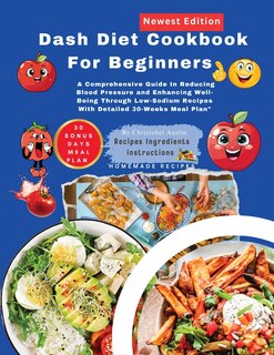 Front cover_DASH Diet Cookbook For Beginners