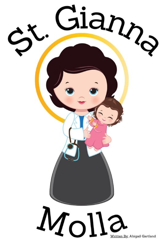Front cover_St. Gianna Molla - Children's Christian Book - Lives of the Saints