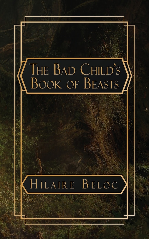 Couverture_The Bad Child's Book of Beasts