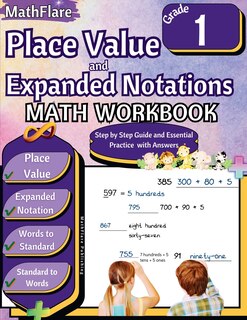 Couverture_Place Value and Expanded Notations Math Workbook 1st Grade