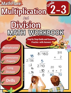 Couverture_Multiplication and Division Math Workbook 2nd and 3rd Grade