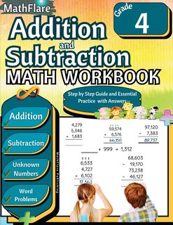 Couverture_Addition and Subtraction Math Workbook 4th Grade