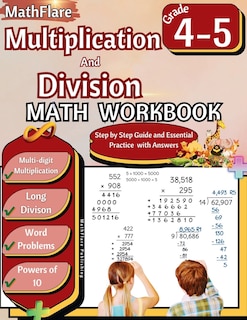 Couverture_Multiplication and Division Math Workbook 4th and 5th Grade
