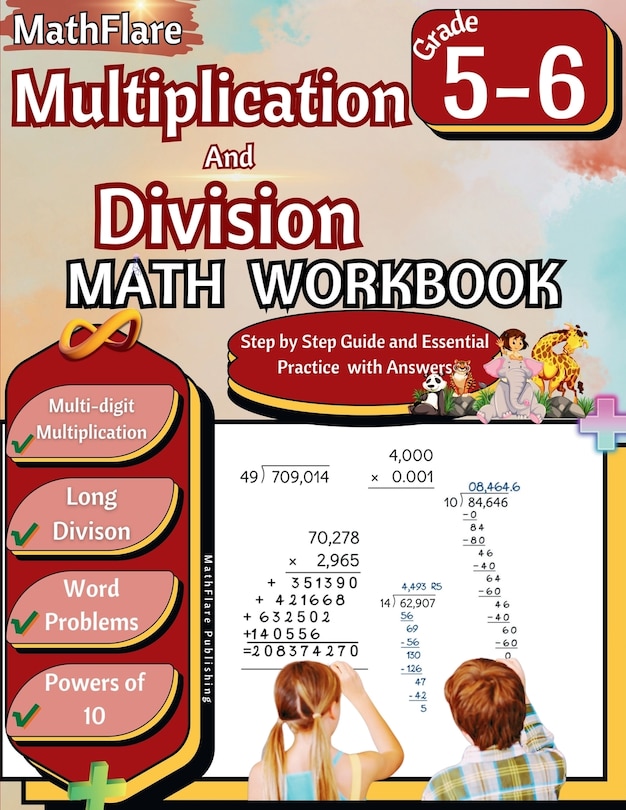Multiplication And Division Math Workbook 5th And 6th Grade: Multi ...