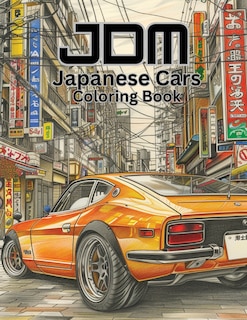 Front cover_JDM Cars Coloring Book