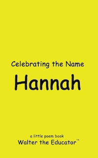 Couverture_Celebrating the Name Hannah
