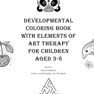 Front cover_Developmental Coloring Book with Elements of Art Therapy for Children Aged 3-8