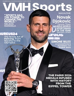 Front cover_VMH Sports - Novak Djokovic World Champion, Olympian, and the Paris 2024 Medals Infused with the Eiffel Tower