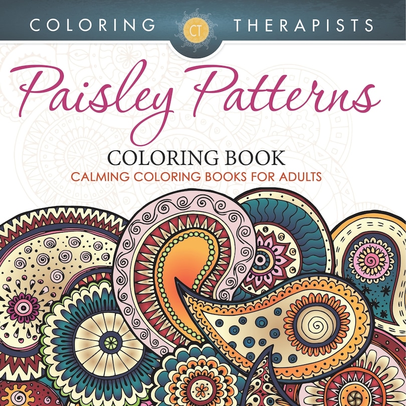 Couverture_Paisley Patterns Coloring Book - Calming Coloring Books For Adults