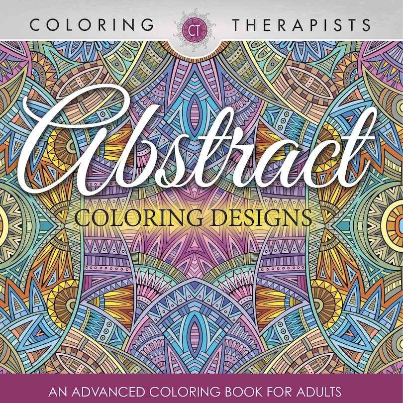 Front cover_Abstract Coloring Designs