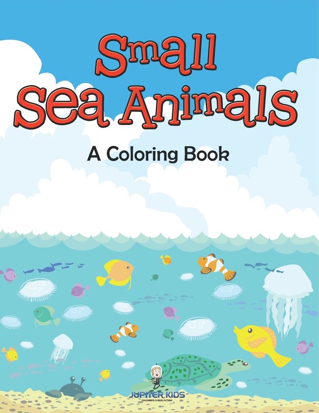 Front cover_Small Sea Animals (A Coloring Book)