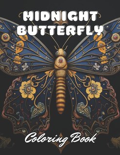 Couverture_Midnight Butterfly Coloring Book