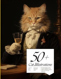 Front cover_50+ Cat Illustrations Purr-fectly Illustrated