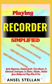 Couverture_Playing RECORDER Simplified