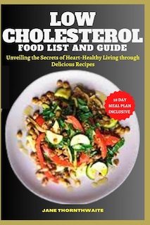 Couverture_Low Cholesterol Food List and Guide