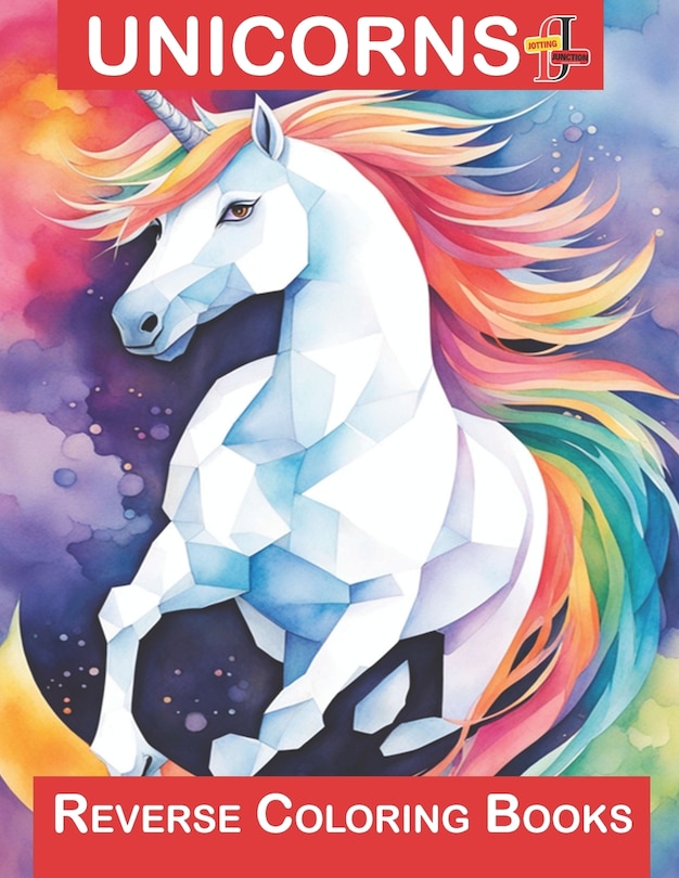 Couverture_Unicorns Reverse Coloring Book