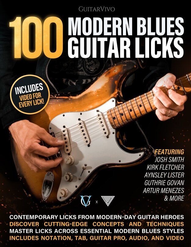 Front cover_100 Modern Blues Guitar Licks