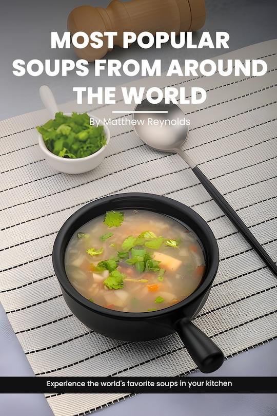 Front cover_Most Popular Soups From Around The World Recipe Cookbook