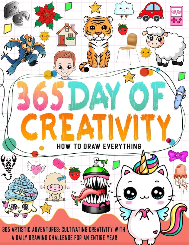 Front cover_How To Draw Everything 365