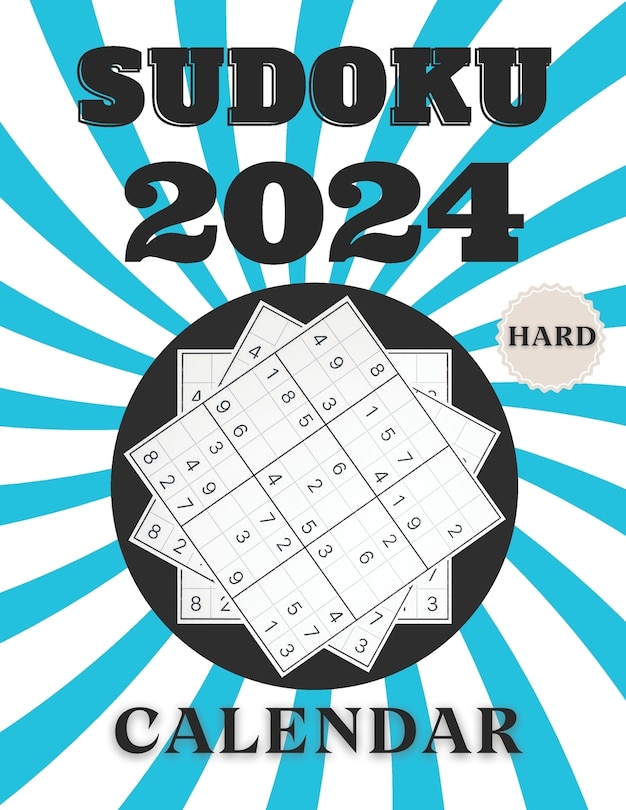 Front cover_2024 hard Sudoku calendar