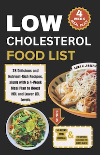 Front cover_Low Cholesterol Food List