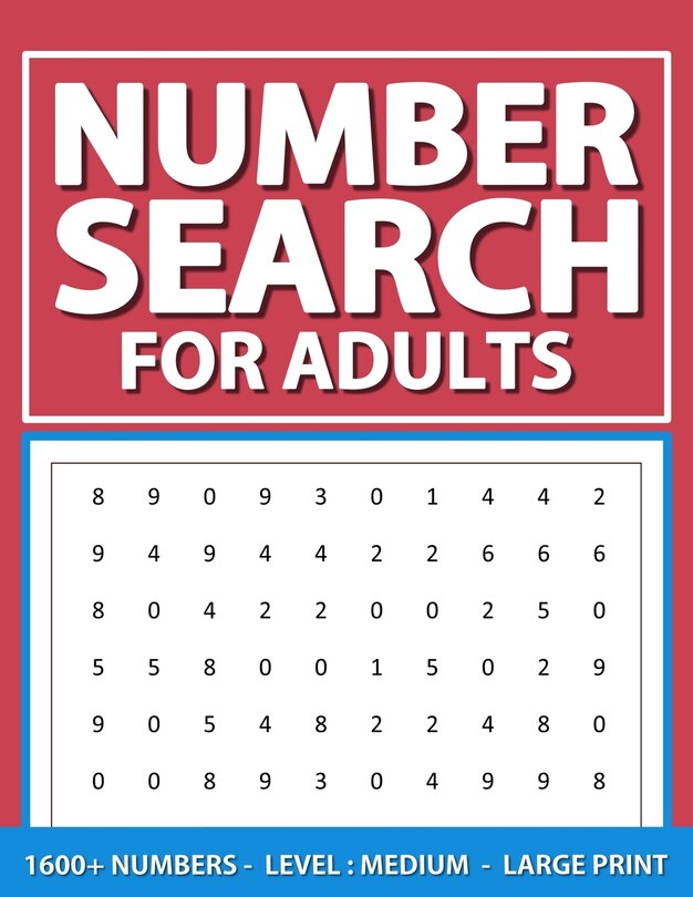 Front cover_Number Search For Adults